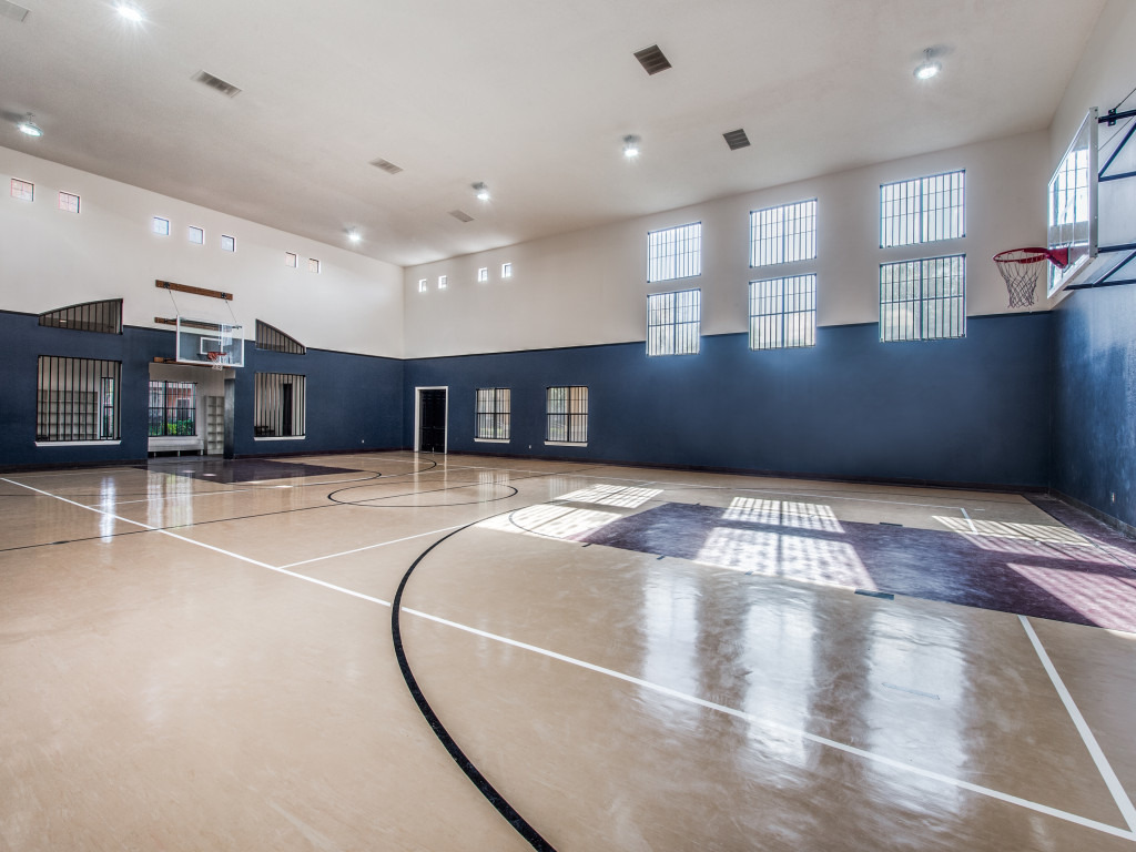 Indoor basketball court- halston frankford